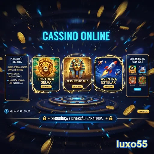 Serviços VIP de cassino online da Luxo55, oferecendo experiências exclusivas e sofisticadas.