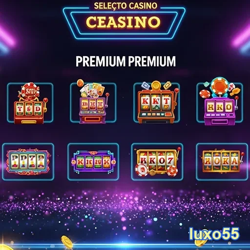 Seleção de jogos de cassino premium no Luxo55, oferecendo a melhor experiência de jogo.