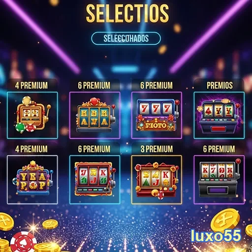 Selecionadores premium para jogos no Luxo55, oferecendo qualidade e estilo excepcionais.